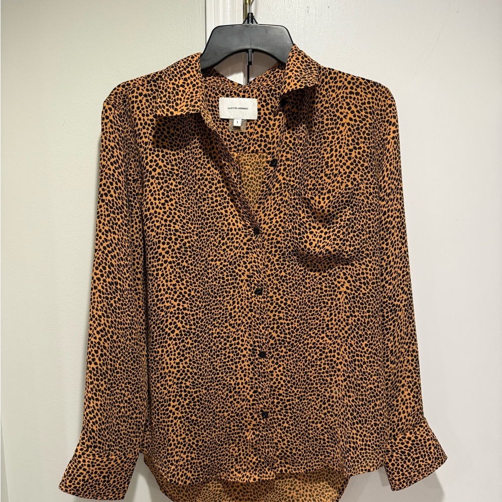 Current/Elliot Leopard Print Shirt